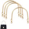 PH PandaHall 4pz Manico Dorato per Borsa Manici per Borsa in Metallo | 11.5x12.5cm Cinghie per Borse in Lega, Manici di Ricambio Corti per Borsa per La Realizzazione di Borsa Fai Da Te