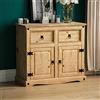 Vida Designs Marchio Amazon - Movian Consolle Corona, 3 cassetti con ripiano per spazio extra, 15.75 x 29.92 x 33.86 cm, legno di pino massello