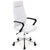 sal mar My_office Sake Poltrona, Poliuretano, Bianca, 56x58x120 cm, ruote