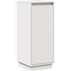 vidaXL Credenza Bianca 31,5x34x75 cm in Legno Massello di Pino
