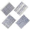 jojofuny Carta da Trasferimento per Ceramica e Argilla sotto Smalto, Decalcomanie in Stile Cinese, Set 4 Fogli per Decorazioni Fai da Te, Resistente e Tagliabile, Adatto a Artigianato