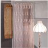 L'ATELIER 17 Tendone Camera da Letto, Tenda in Pizzo con Ricamo a Fiori, Collezione Sunset Shabby Chic 3 Varianti 300x290 cm Rosa Malva