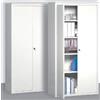 Icam Armadio in Metallo per archivio Ufficio 100x45x200 in Kit di Montaggio