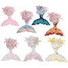 BESTonZON Toppe Mermaide 7 Pezzi, Conchiglia e Stella per Costumi | Applicazioni per Tessuti Danneggiati, per Sciarpe, Cosplay e Spettacoli, Decorazioni Casuali Assortite