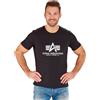 Alpha Industries "Basic T" T-Shirt M uomo nero