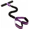 Fonowx Fitness Resistance Band Elastico Pedaliera con Cinghia Corda TPE Barra Impugnatura Fascia Addominali Comfort Superiore Appoggio Piede Ampio Tensione