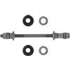 Garneck Perno Passante Mountain Bike Asse Posteriore Bici 180mm in Metallo Grigio | Kit Asse Posteriore Bicicletta, Perno Ruota Posteriore Bici Cuscinetto, Montaggio per Mountain Bike