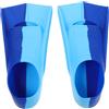 ULTECHNOVO Pinna da Nuoto Corta in Silicone per Principianti Blu | Allenamento in Acqua e Sport Acquatici, Calzata Confortevole, Leggera e Portatile, per Principianti