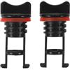 FRCOLOR Kit di 2 Tappi di Scarico per Barche con Tappi di ombrinale | Tappo di scarico impermeabile per kayak, accessori da pesca per kayak, canoa, gommone