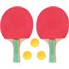NUOBESTY Set di Racchette da Ping Pong, Racchetta Orizzontale e Dritta