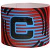 Marchfunny Calcio Capitano Bracciale Nylon Regolabile Fit C-Print (Rosso)