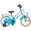 LPERTGFHU Bicicletta per bambini da 12 pollici per 2-4 anni, blu cielo, bicicletta per bambini con campanello, parafango e freno a contropedale, per statura 85-100 cm