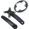 DQZJXVMKLWT Compatibile con guarnitura MTB generica Accessori | Cono quadrato a vestibilità stretta-larga 32-42T 104BCD