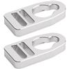 Wiffe 2 cinghie in alluminio di ricambio con fibbia clip per kayak sedile
