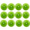DEARMAMY 12 Pezzi Palline da Golf Cave Verdi in PE per Allenamento Indoor | Movimento Rettilineo, Fori Progettati Scientificamente, Portatili, Bilanciato, per Giocatori di Ogni Età