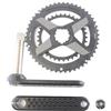 DQZJXVMKLWT Compatibile con la guarnitura for bici da strada CRUZbike Accessori | 9-12 velocità, rapporti dei denti multipli e lunghezze della pedivella abbinati al movimento centrale