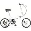 QKBMFK Bicicletta Pieghevole Da 14/16 Pollici, Mini Bici Da Città Leggera, Monomarcia, Telaio In Tubi A Parete Spessa In Acciaio Al Carbonio, Adatta Per Gite All'aperto Per Adulti
