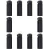 Hemobllo 10 Pezzi Protezione Alette Correttore Alare Professionale | Nero, Accessorio Resistente All'usura per Freccette, Pratico per Evitare Danni e Mantenere L'assetto