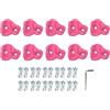 BSTCAR Prese per Arrampicata a Muro per Bambini 10 Pz | Set da Arrampicata Colorato Impugnature da Parete per Arrampicata per Parco Giochi per Interni Ed Esterni