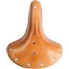 DEARMAMY Sella Bici Retrò in Pelle Bovina, Comoda, per Mountain Bike | Cuscino da Corsa per Esterno, Colore Kaki, Protezione Urti, Design Semplice, Uso All'aperto
