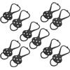 Yinhing Ice Snow Traction Cleats 5 Pairs Alloy Spikes | Pinze per ghiaccio in lega 5 paia Fascia elastica in TPE adatta alla taglia 36 45 per escursionismo sci camminando su