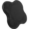 AKOOSY Cuscino per Ginocchia Yoga Antiscivolo in PU Nero, Protezione | Comfort e Riduzione del Dolore, per Appoggio di Ginocchia e Gomiti, Accessorio Yoga