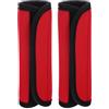 SHERCHPRY 2 Pezzi Copertura Portatile per Bilanciere Rosso in Poliestere | Fissaggio Pratico, Imbottitura Resistente All'usura, Adatta a Palestra e Sollevamento Pesi, Accessorio per Barra Orizzontale