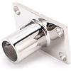 XUXHOU Base per Corrimano in Acciaio Inox, Rettangolare 90 Gradi per | 22x25mm Grado Marino, Super Lucidato a Specchio, Impermeabile All'Acqua di Mare, Durevole per Yacht, Nave o Battello