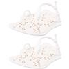 minkissy Guanti da Nuoto in Silicone Regolabili Palmati per Allenamento | Adulti, Uso in Nuoto e Immersioni, Bianco, Struttura Palmata