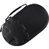 Dolvitrny Borsa della racchetta di ping-pong, cassa dura di EVA Shell 12.2x7.1x2.4