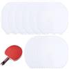 CREATCABIN 12 pezzo Pellicola Protettiva per Racchetta Ping-Pong Pellicola | Protettiva Trasparente Accessori per Racchette Ping-Pong Spugna Gomma Racchetta Ping-Pong 16.4x16.3cm