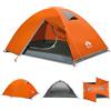 Night Cat Tenda da campeggio per 2 persone: tenda da campeggio leggera impermeabile per due persone per escursioni all'aperto in montagna con pali in alluminio e verde pioggia