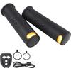 Generico Scooter Turn Signals - LED Rechargeable Warning Lights | E Scooter Handle Grips Turn Signal for Mountain Road Bike Outdoor Night Riding Commuting Travel Parking