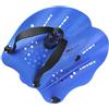 MUHVWM 1 paio di pinne ergonomiche da nuoto, guanti palmati, blu, taglia L