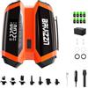 BAVIZZN Pompa SUP Elettrica Ricaricabile per Batteria 22PSI, 76,96 Wh, | Doppio Stadio, Arresto Automatico, Gonfiatore e Sgonfiatore con cavo Type C & 12 V CC per Paddleboard, Barca, Sport acquatici