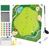 Generisch Gioco da golf da cortile, 136,5 x 92 x 138 cm, tappetino interattivo e | Set da golf con tappetino e palline da golf per bambini e adulti, allenamento per interni ed esterni