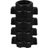 AKOOSY 4 Pezzi Dado in Plastica Nero per Manubrio e Bilanciere, PE Sicuro | Accessorio Pratico per Fissaggio, Uso Domestico Attrezzi Fitness, Compatibile Pesi e Asta
