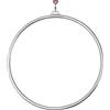 Generic Lyra Hoop - Set di anelli per antenna con accessori per sartiame, in acciaio inox, ideale per studi di danza, fitness aereo, 90 cm
