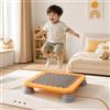 STARHMLUX Mini Trampolino Bambini Quadrato Interno 65x65cm Rebounder Jumper | Formato salvaspazio, Piedi EVA silenziosi, Base alveolare stabile, Superficie antiscivolo