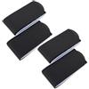 TEHAUX 4 Pezzi Cinghia Multifunzione per Snowboard e Sci in Nylon Nero