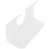 GATHINESS Espositore Stabile per Ping da Pong Racchetta Bianco Plastica | Supporto per Tavolo Tennis, per Racchette Souvenir, Finitura Bianca, Struttura Robusta e Pratica