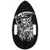 LeeQinersw Mini Skateboard Deck Tavola Skate Mini Cruiser Longboard Piattaforma a Goccia in Acero con Fori Predisposti E Naso Arrotondato Adatta per Assemblaggi, Nero