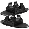 CLISPEED 2 Pezzi Supporto per Scooter Portatile Bilanciato in PC Nero