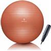 BODYMATE, palla da ginnastica per allenamento yoga e pilates con eBook (lingua italiana non garantita), inclusoPompa d'aria, portata fino a 300 kg, palla da ginnastica per gravidanza, misure 55 cm, 65 cm, 75 cm, 85 cm. Colori assortiti.