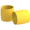 Wiffe Fissatore per estremità del manubrio, anelli in silicone | Fascette elastiche in silicone multicolore per ciclismo, per assorbimento degli urti e vari usi meteorologici