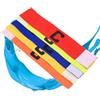 TOYANDONA Fascia da Capitano Regolabile in Nailon 5 Pezzi Calcio | Adatta a Calcio e Basket, Design Antiscivolo, Comoda per Adulti e Ragazzi, Confezione Pratica Colore Casuale