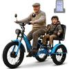 Generic Triciclo elettrico per adulti, a 3 ruote con pneumatici larghi, ideale per spostamenti quotidiani e brevi viaggi.