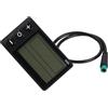 Generic Display LCD for Guida e-Bike S866 Schermo cruscotto Portatile aggiornato | 24 V 36 V 48 V for parte di ricambio for scooter elettrico/bici