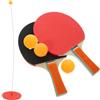 GALPADA Set Allenamento Tennis Tavolo Elastico per Ragazze | Legno e Pp, per Esercizi di Tavolo, Adatto a Diversi Livelli, Gioco Singolo e Famiglia Colore Casuale