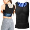 Generic Saunavest Uomo - Traspirante Body Shaper Uomo Waist Trainer Sweat Enhancer | Gilet - Tuta da sauna ad asciugatura rapida da uomo Forma del corpo Supporto schiena postura corretta